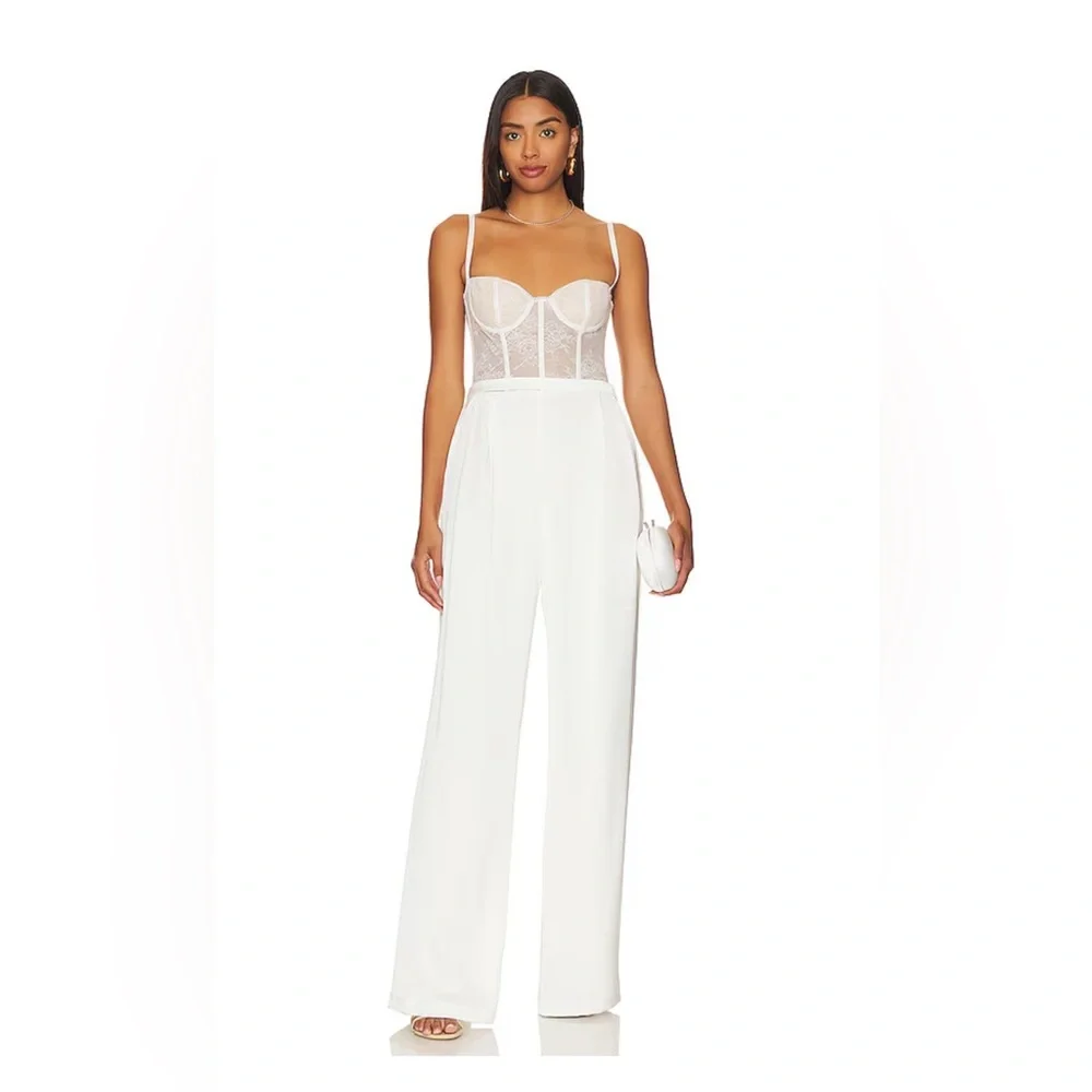 Katie May Tink Jumpsuit in Ivory size medium - Picture 1 of 3